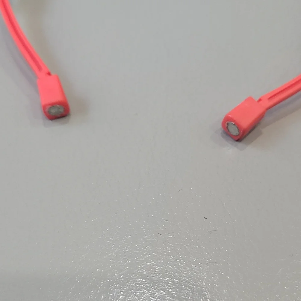 Kids Flexible Eyeglasses with magnetic Strap 180* red 👓